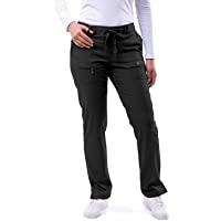 Adar Pro Prendas médicas para Mujer Pantalón médico Skinny de Yoga